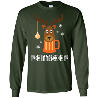 Christmas T-shirt Reinbeer Forest Green