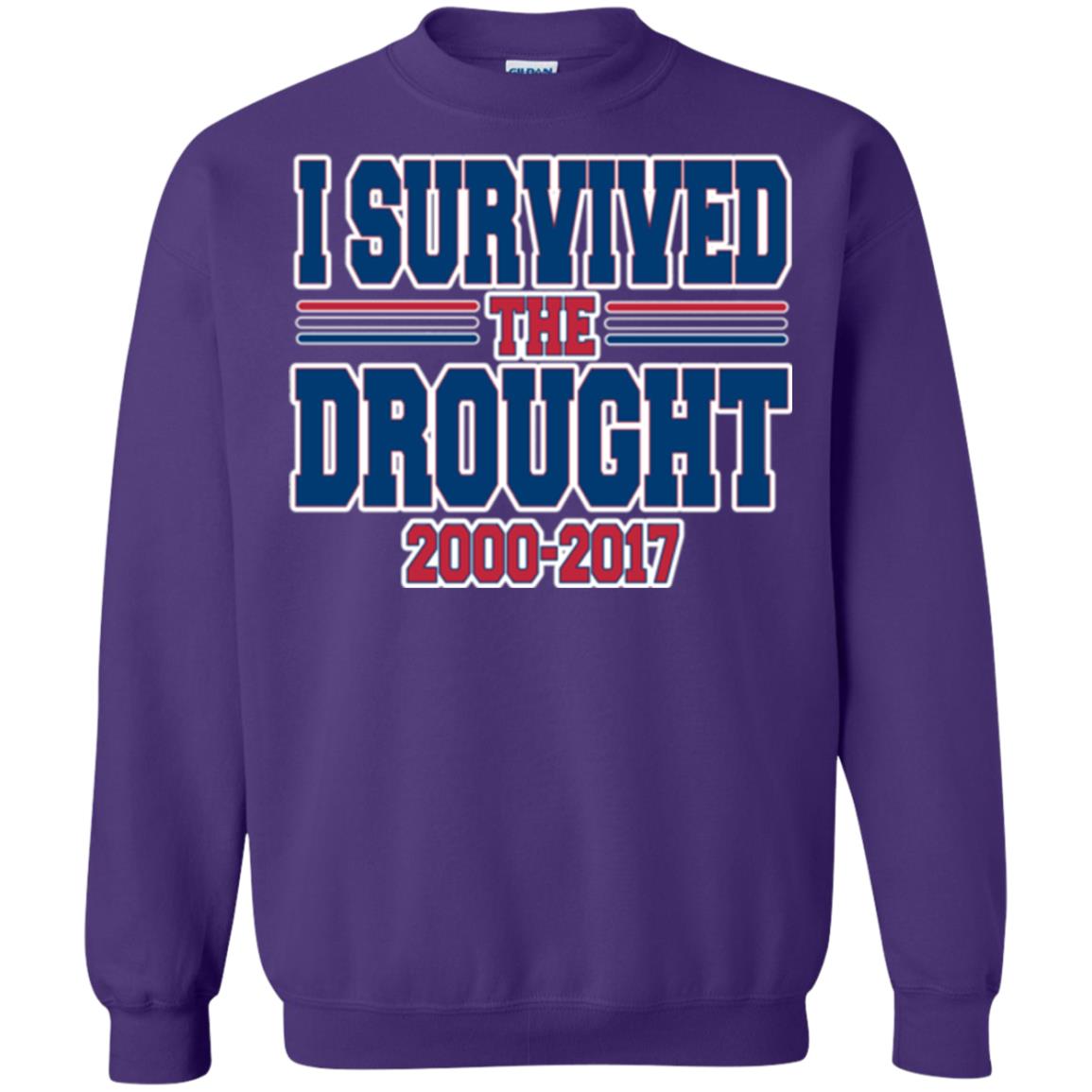 Buffalo Playoff T-shirt I Survived The Drought Purple