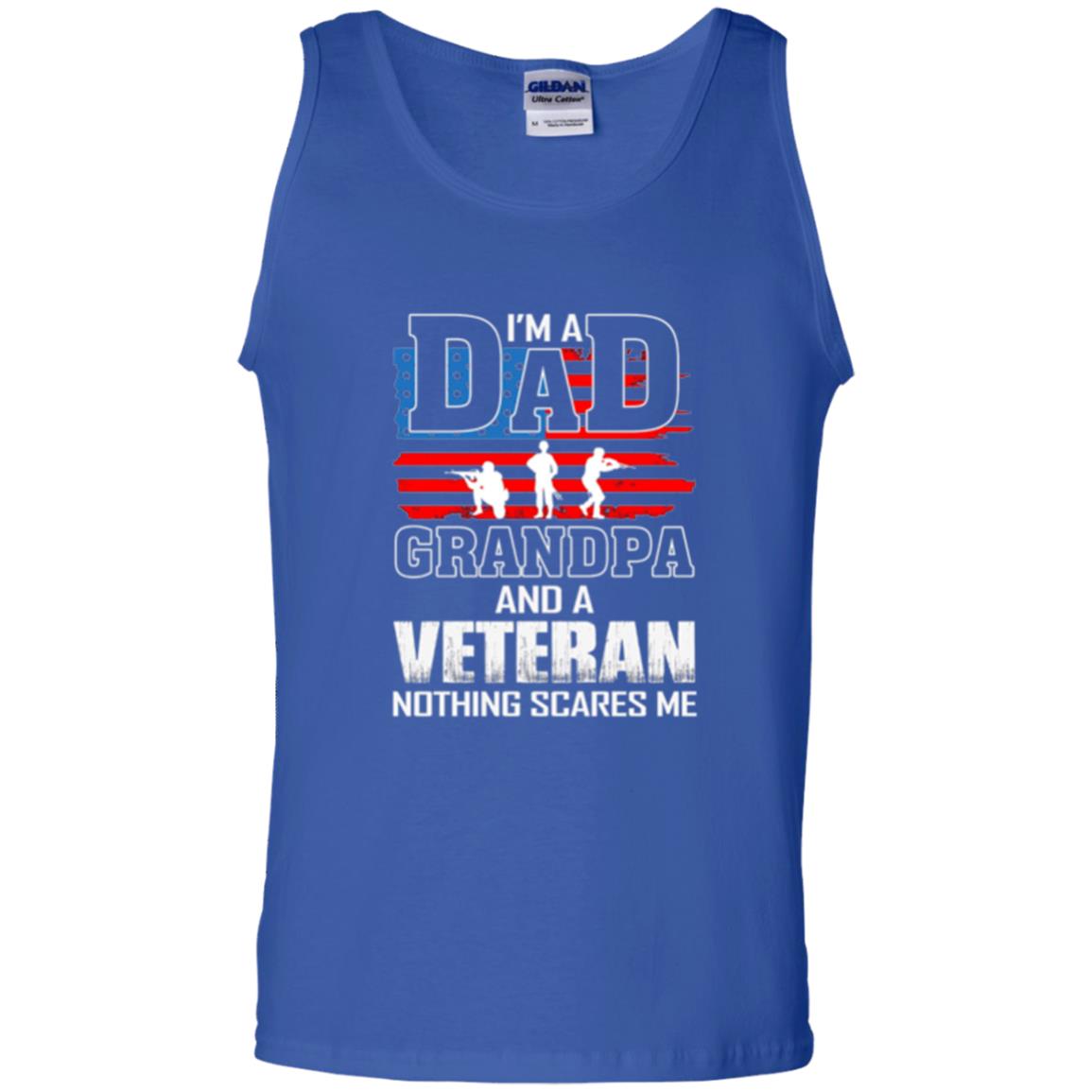Veteran T-shirt I Am A Dad Grandpa And A Veteran Royal
