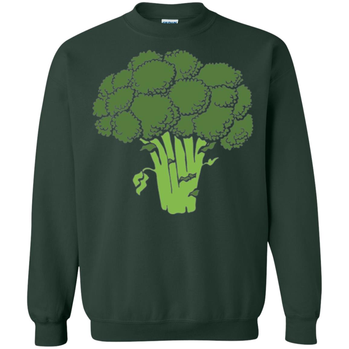 Broccoli Is Life T-shirt Funny Graphic Vegetable Forest Green