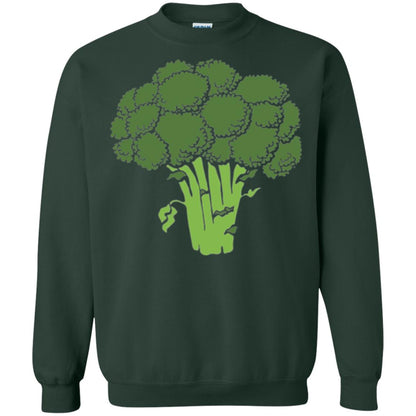 Broccoli Is Life T-shirt Funny Graphic Vegetable Forest Green