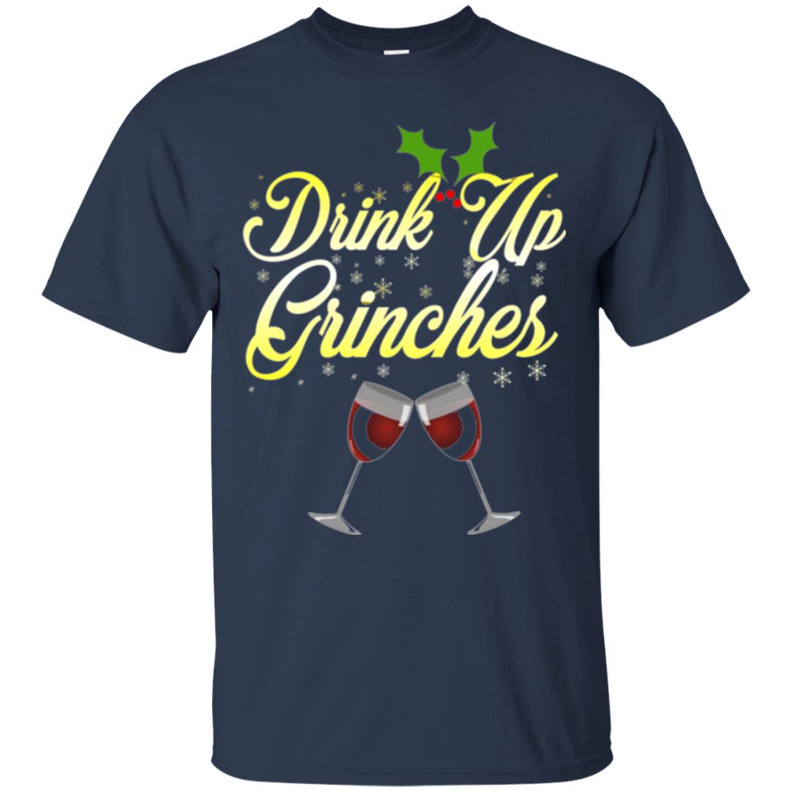 Christmas T-shirt Drink Up Grinches Navy