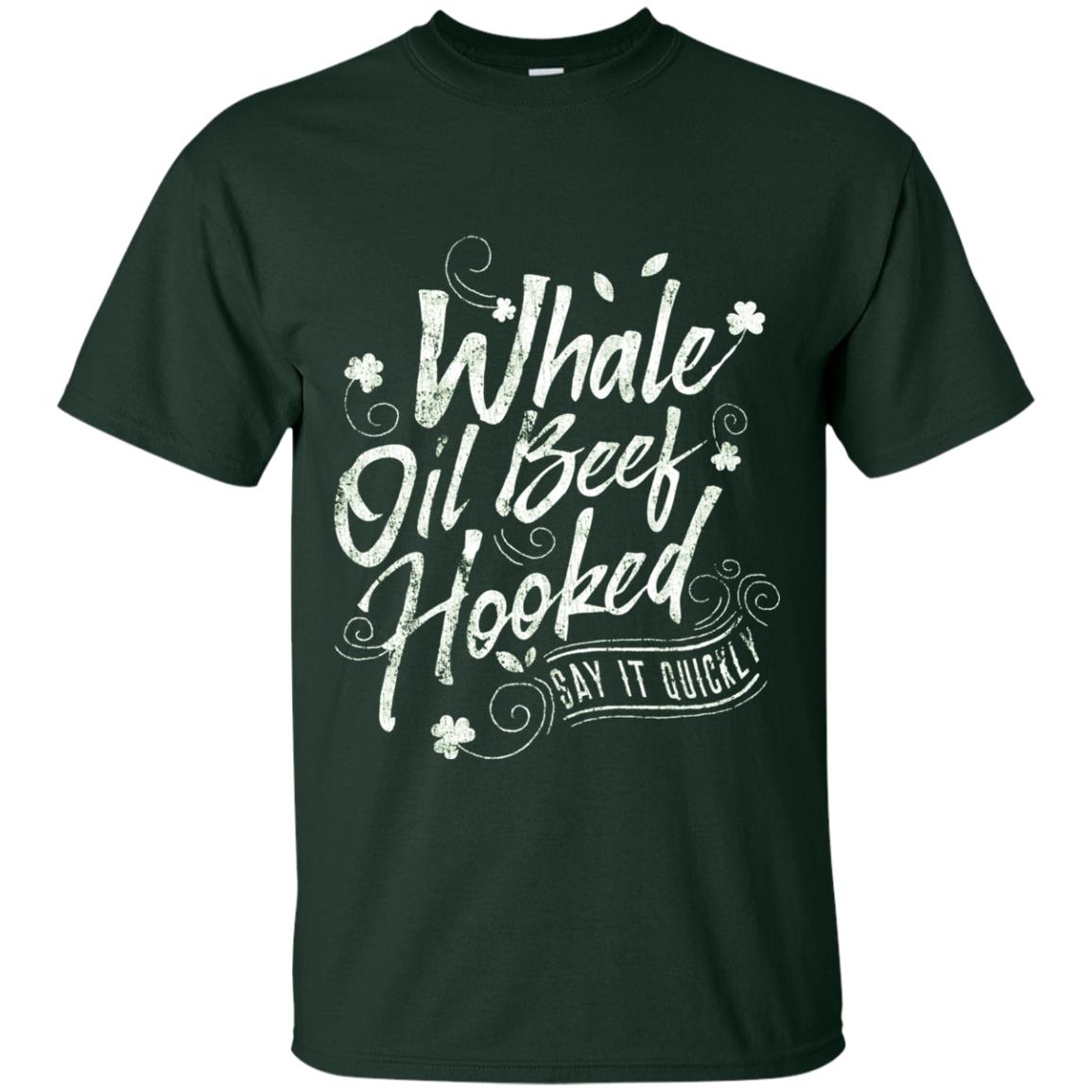 Whale Oil Beef Hooked T-shirt Forest