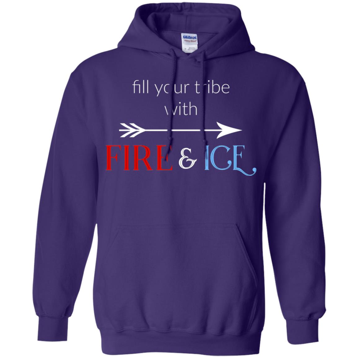 Fill Your Tribe With Fire Ice Tribe Shirt Purple