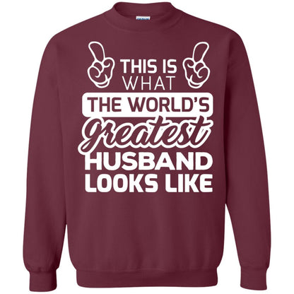 World_s Greatest Husband Best Husband Ever Looks Like T-shirt Maroon