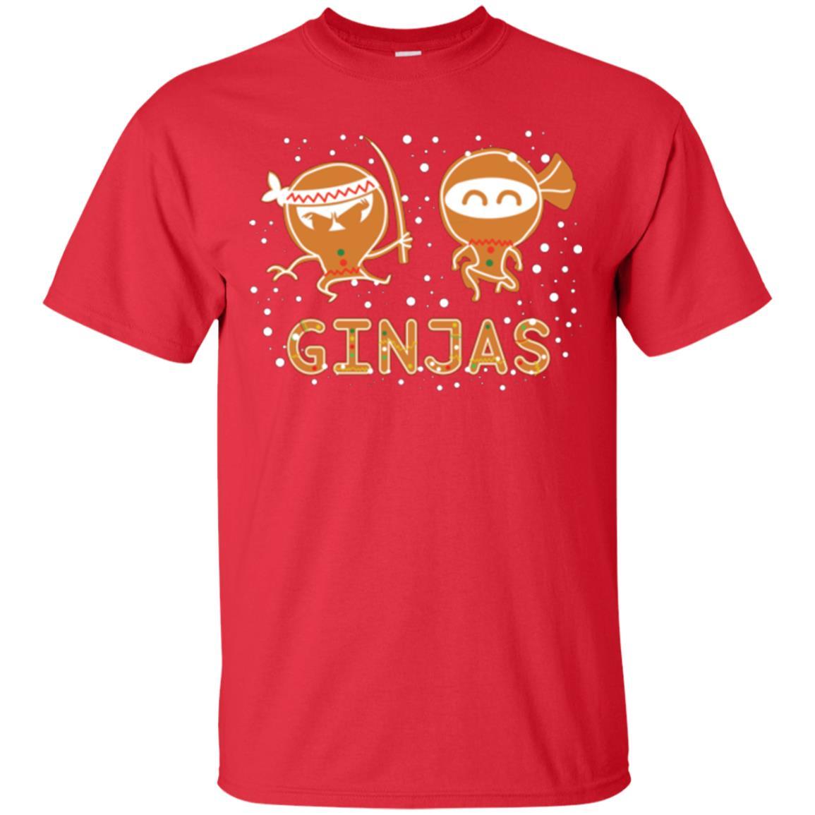 Christmas T-shirt Ginjas Red