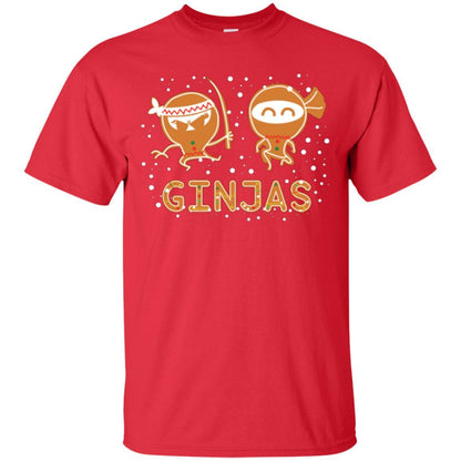 Christmas T-shirt Ginjas Red