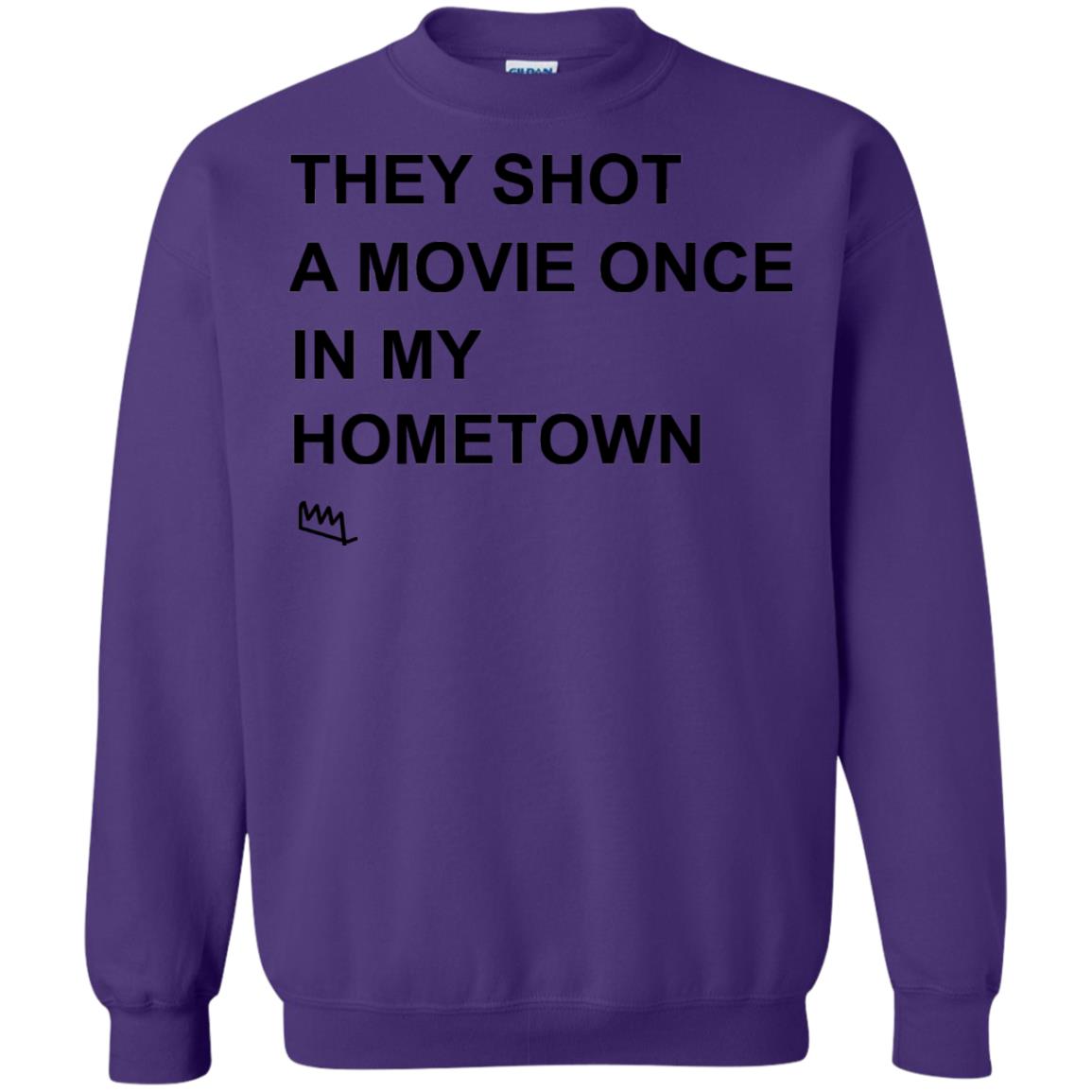 They Shot A Movie Once In My Hometown Shirts Purple