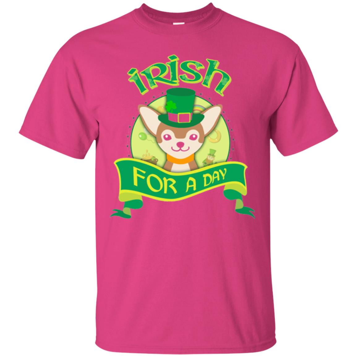 Saint Patrick_s Day T-shirt Amazing I_m Irish Chihuahua Heliconia