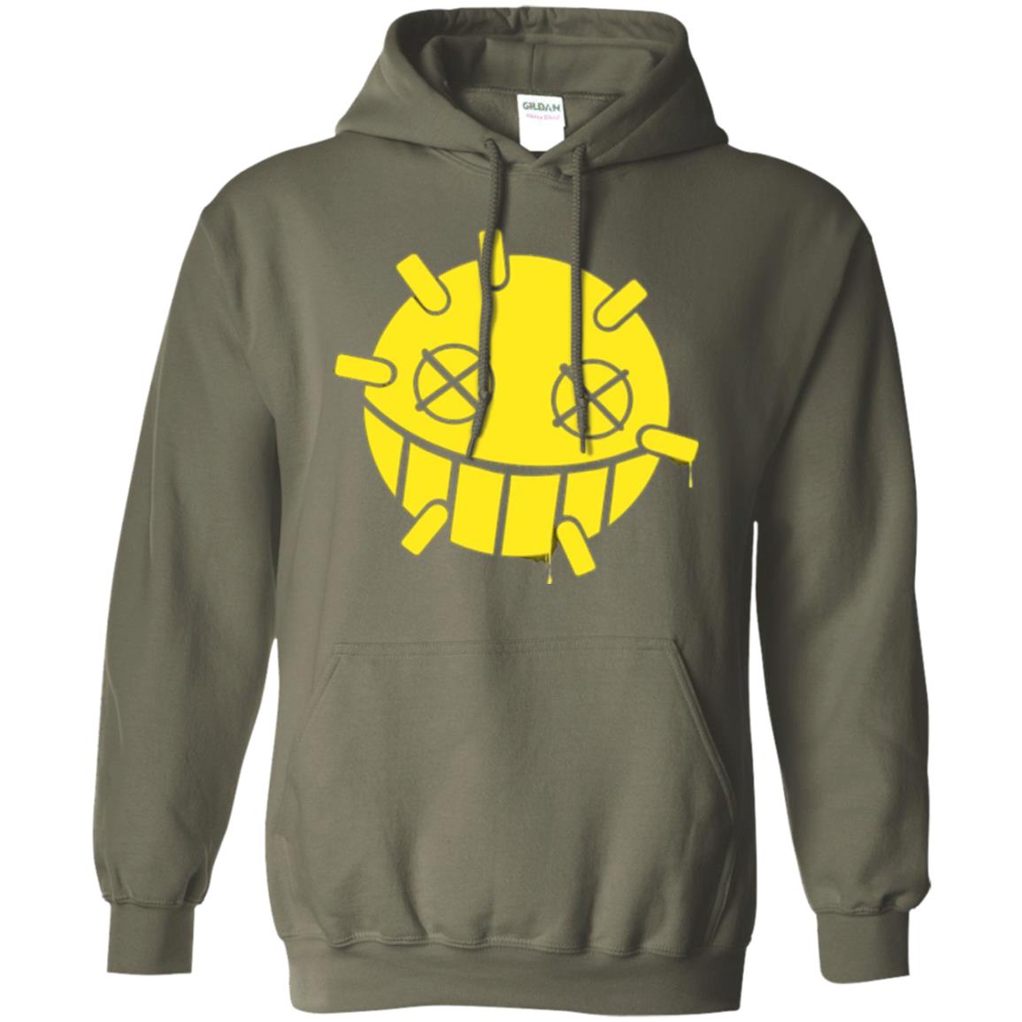 Overwatch Junkrat Smiley Spray T-shirt Military Green