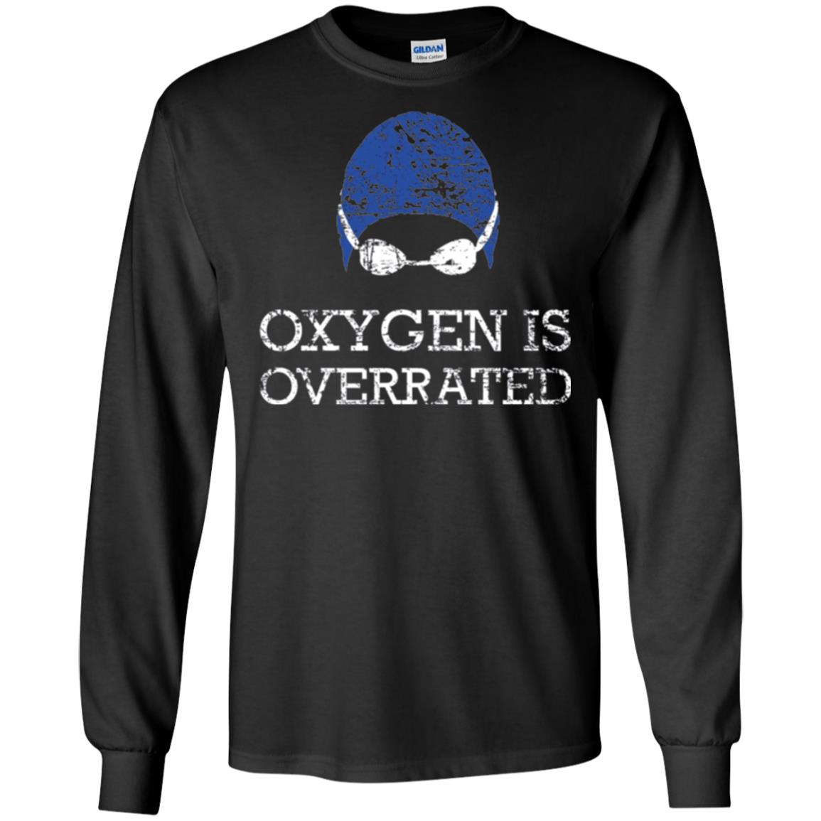 Swimming Lovers T-shirt Oxygen Is Overrated Black