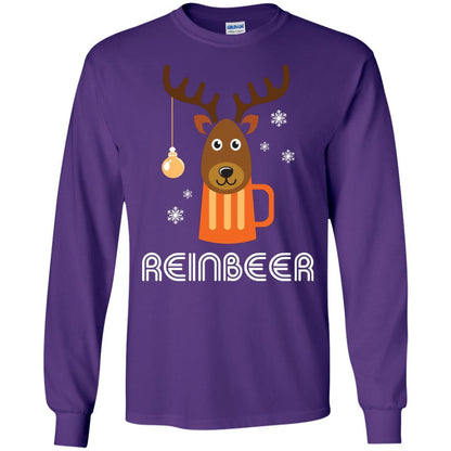 Christmas T-shirt Reinbeer Purple