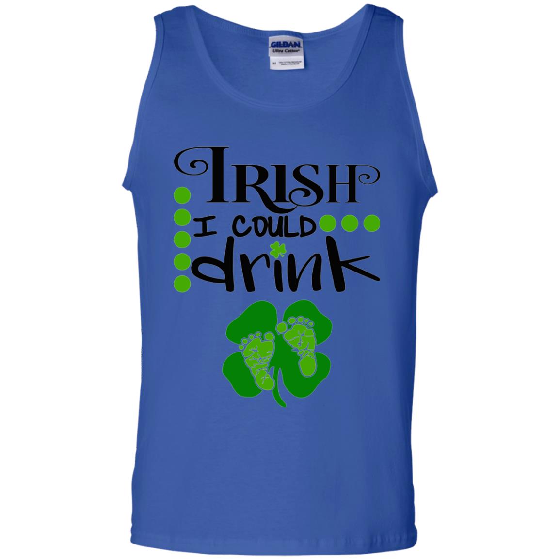 Baby Irish I Could Drink Pregnancy St Patrick_s Day T-shirt Royal