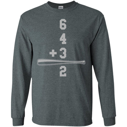 Baseball And Math Lovers T-shirt Dark Heather