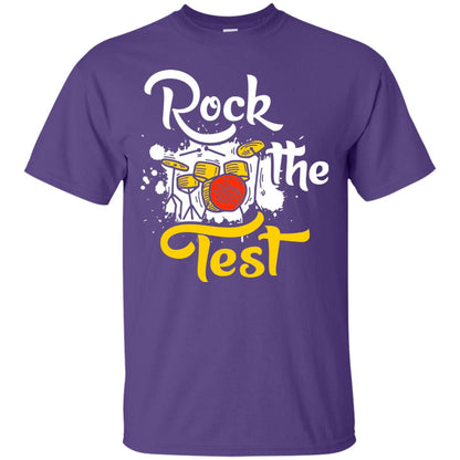 Musical Finals T-shirt Rock The Test Purple
