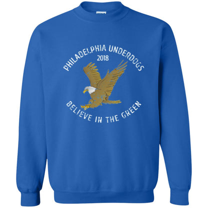 Eagle Lover T-shirt 2018 Philadelphia Underdogs Believe In The Green Royal