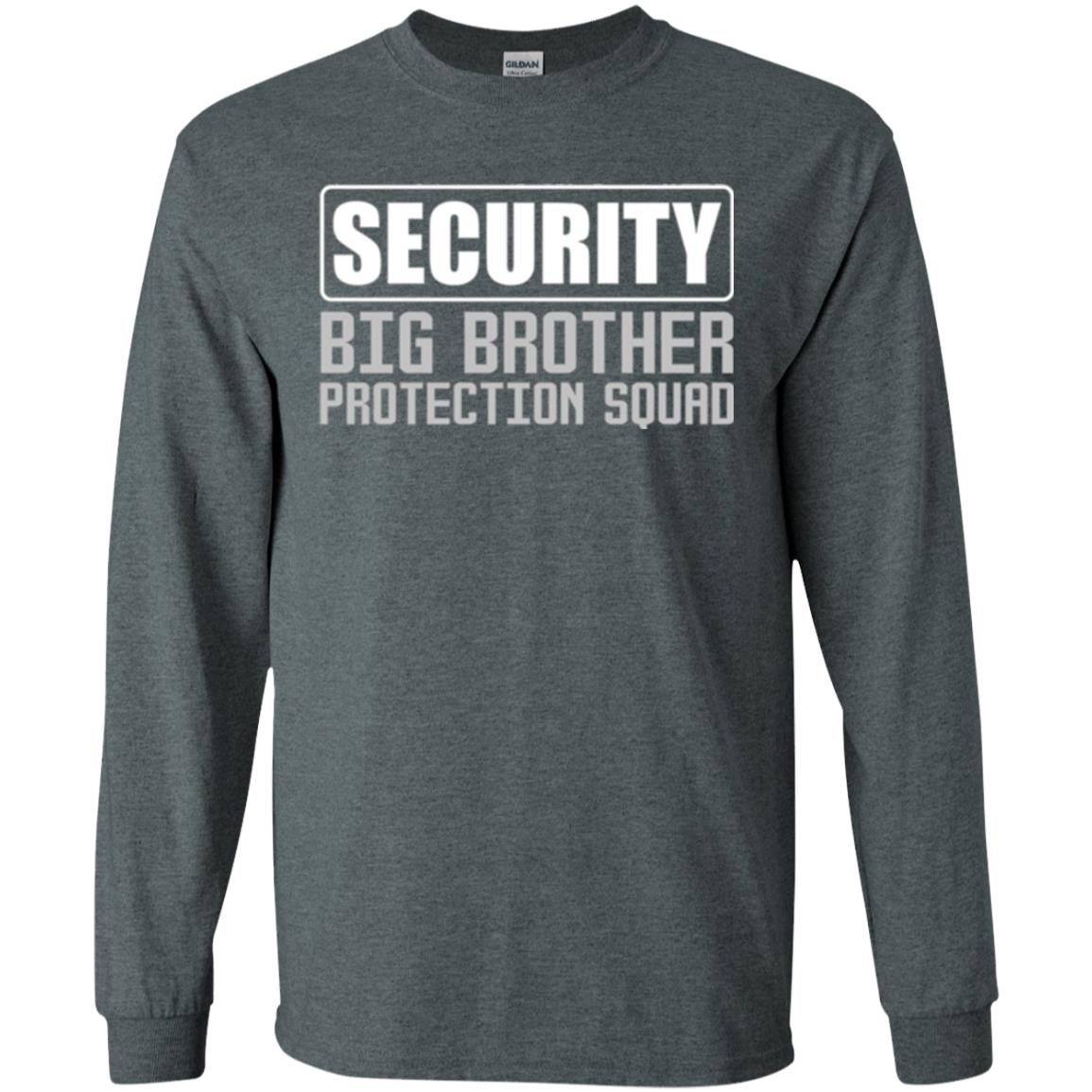 Family T-shirt Security Big Brother Protection Squad Dark Heather