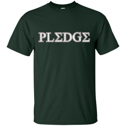 College Greek Life Pledge Fraternity Sorority Rush T-shirt Forest Green