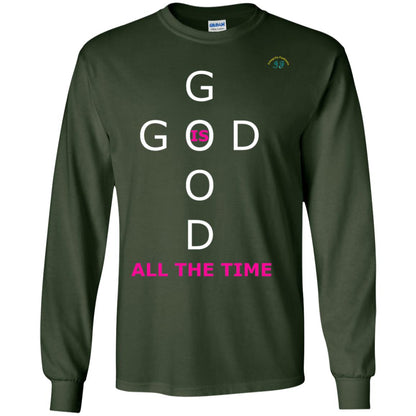 God Is Good All The Time Premium T-shirt Forest Green