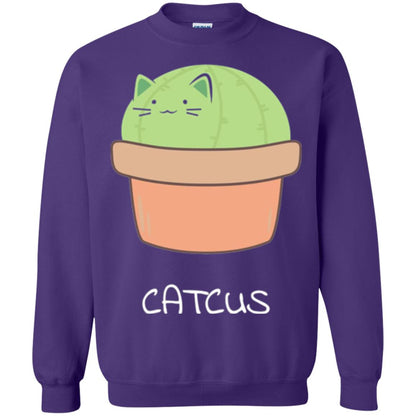 Cat Lovers T-shirt Catcus Purple
