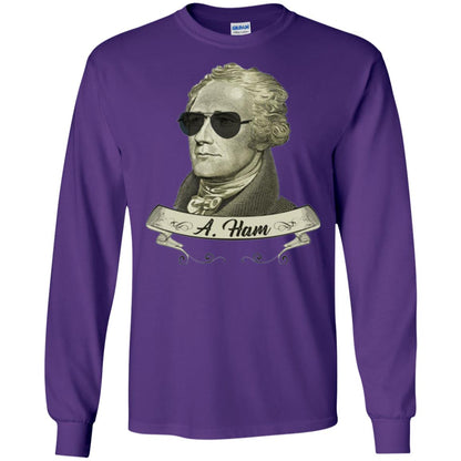 Funny Hamilton T-shirt Purple