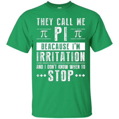 Happy Pi Day T-shirt I Dont Know When To Stop Irish Green