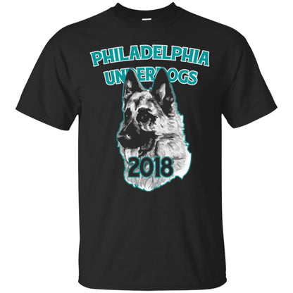 Dog Lover T-shirt Philadelphia Underdogs Celebration 2018 T-shirt Black