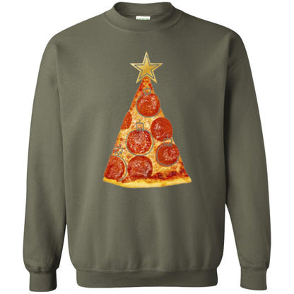 Merry Christmas T-shirt Pizza Slice Christmas Tree