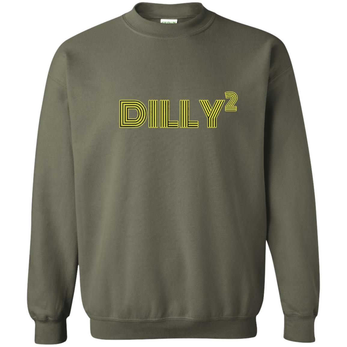 Christmas T-shirt Dilly Squared Military Green