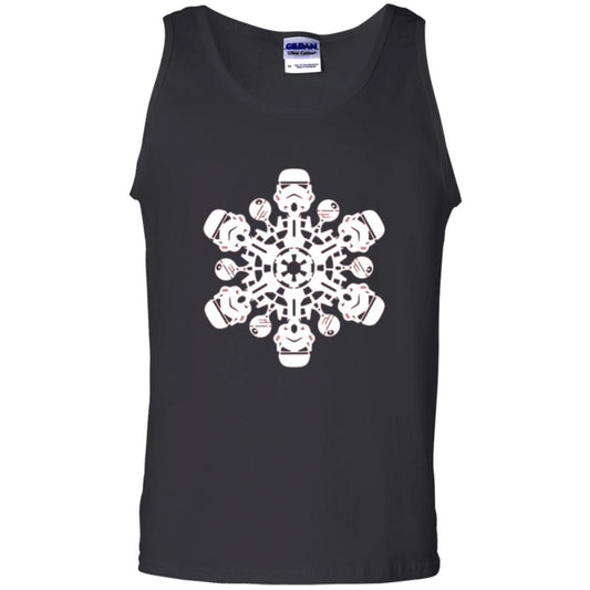 Film T-shirt Star Wars Stormtrooper Christmas Snowflake Graphic Black