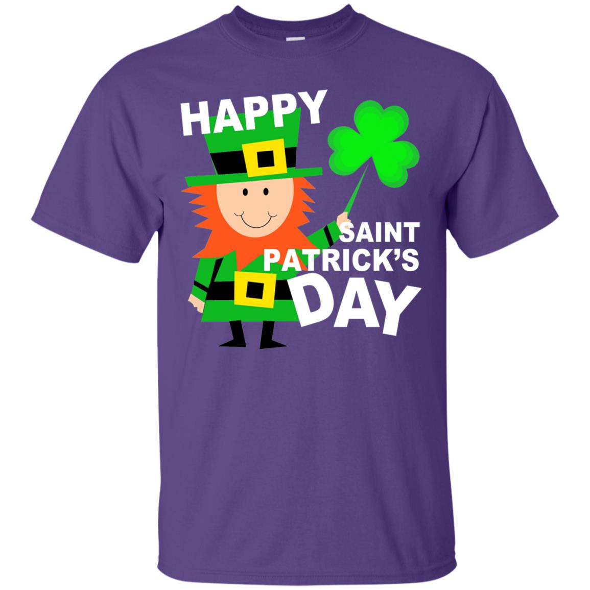 Teacher T-shirt St. Patrick's Day Purple