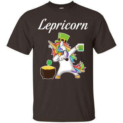 Lepricorn Saint Patrick's Day T-shirt Dark Chocolate