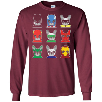 Dog Lover T Shirt Bulldog Bulldogs Heroes Maroon