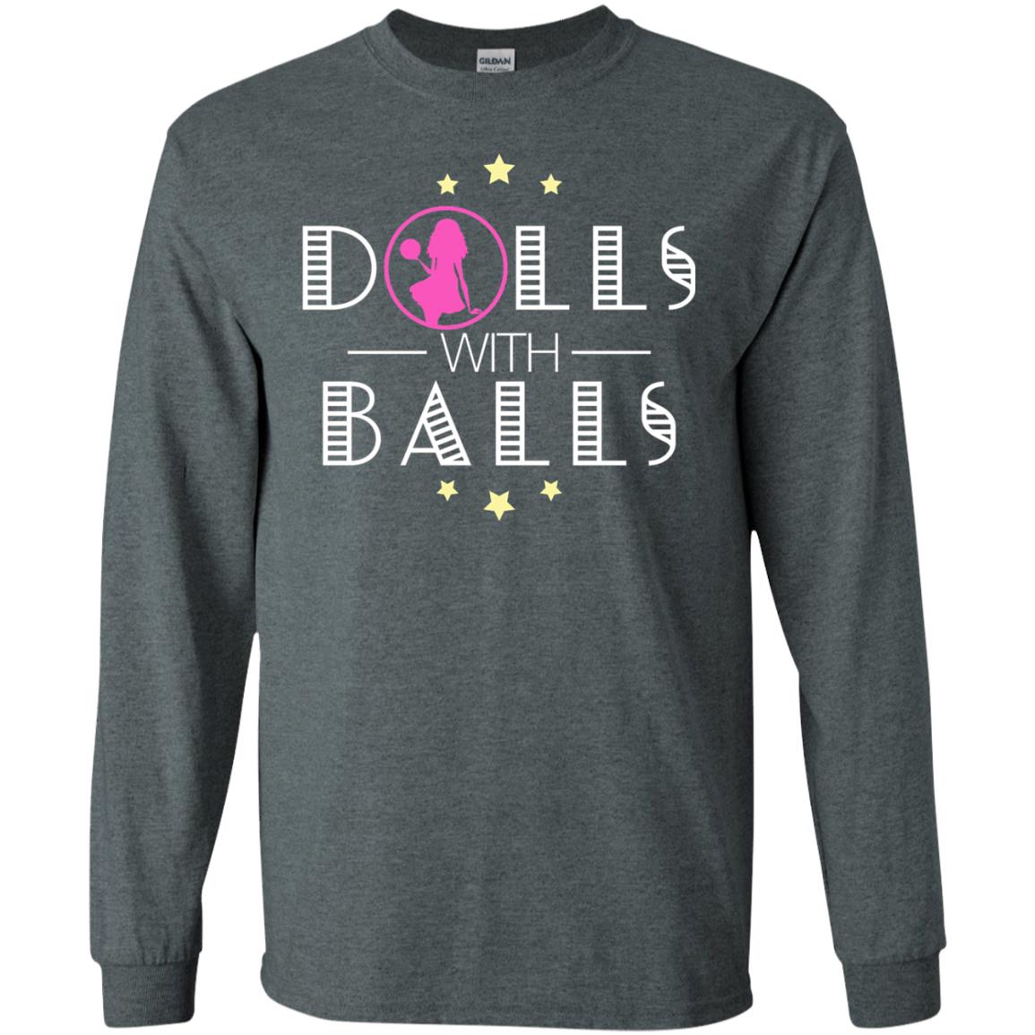 Bowling Lover T-shirt Dolls With Balls T-shirt Dark Heather