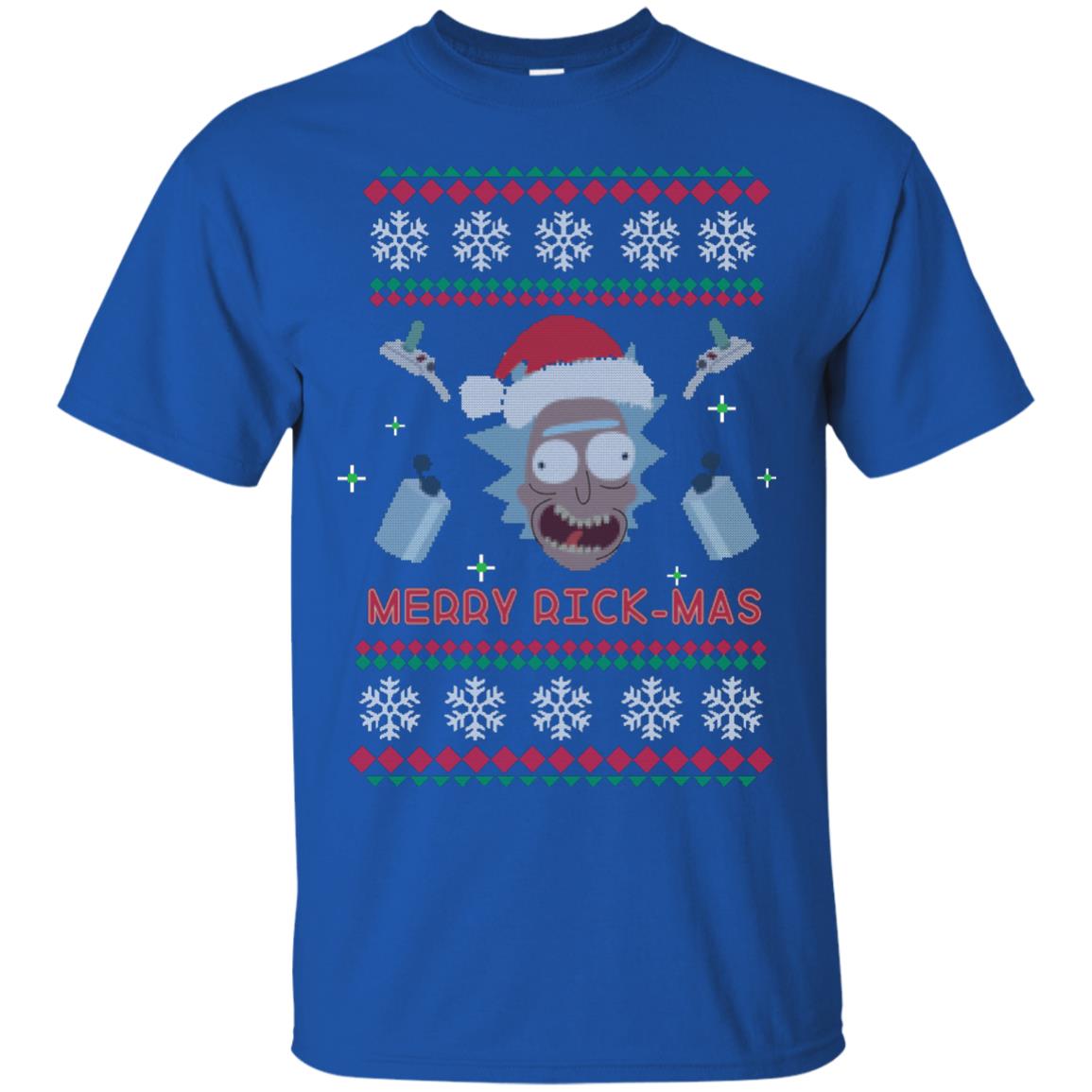 Mery Rick-mas Shirt Royal