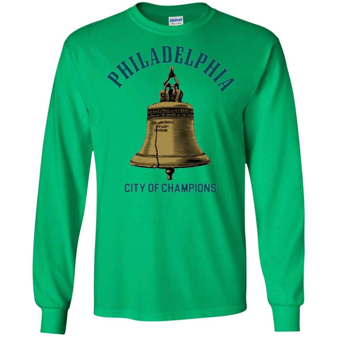 Football T-shirt Philadelphia City Of Champions Irish Green