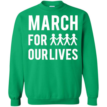 March For Our Lives Anti Gun T-shirt Irish Green