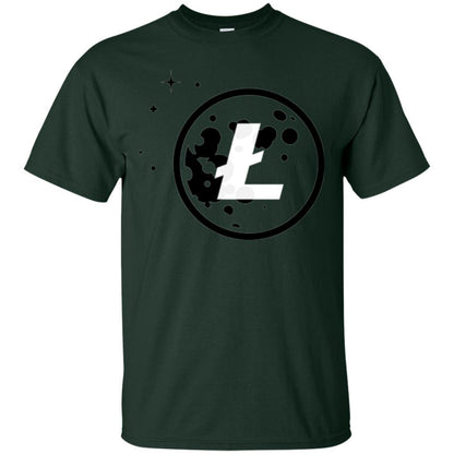 Litecoin Moon Logo Cryptocurrency T-shirt