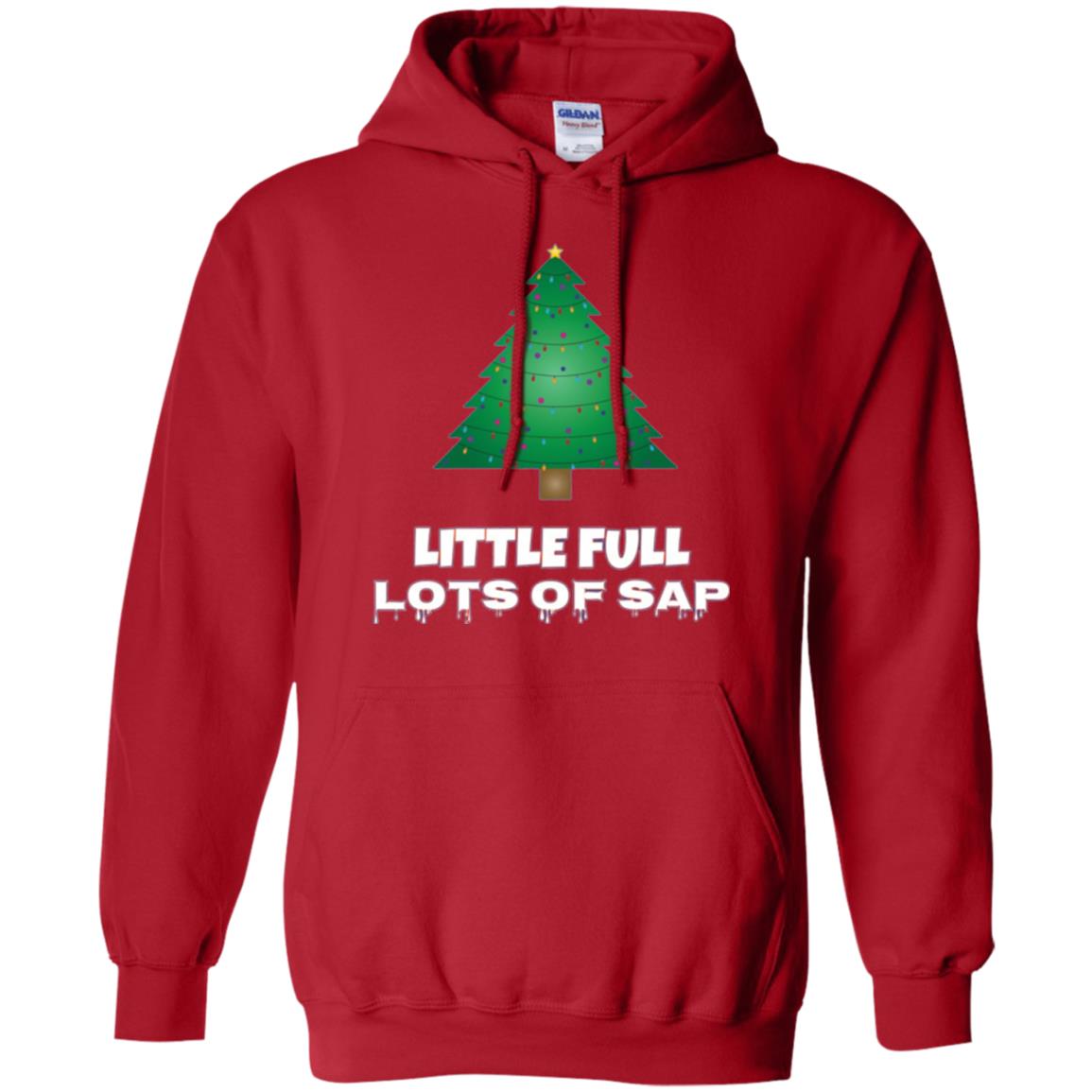 Christmas T-shirt Little Full Lots Of Sap Red