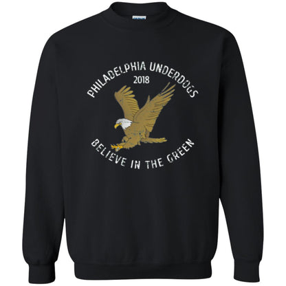 Eagle Lover T-shirt 2018 Philadelphia Underdogs Believe In The Green Black