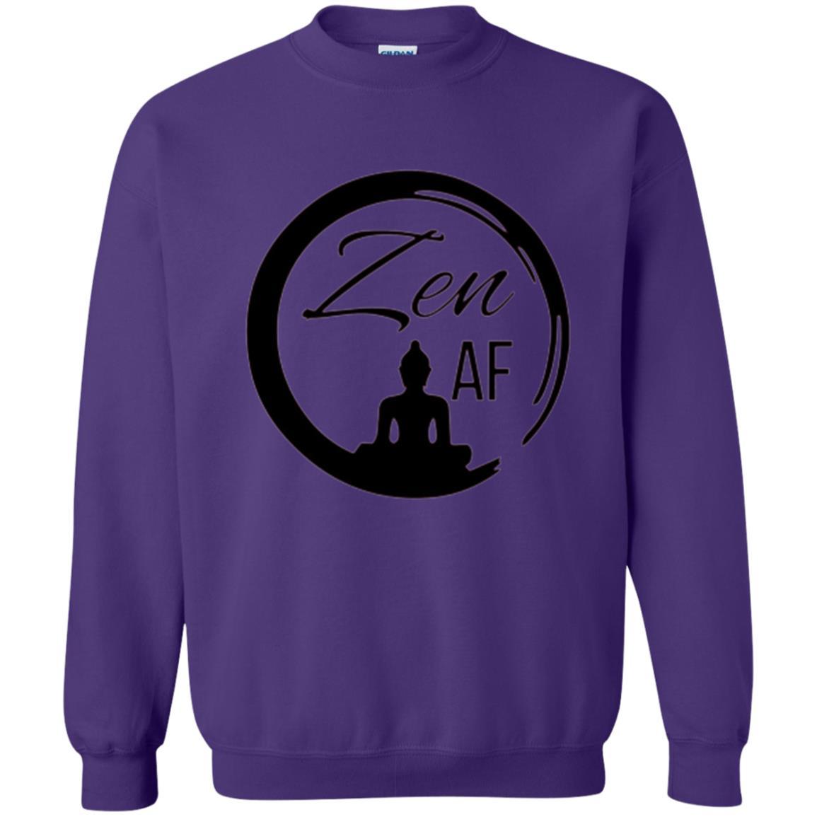 Zen Af Yoga Graphic T-shirt Purple