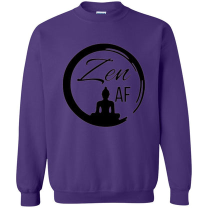Zen Af Yoga Graphic T-shirt Purple