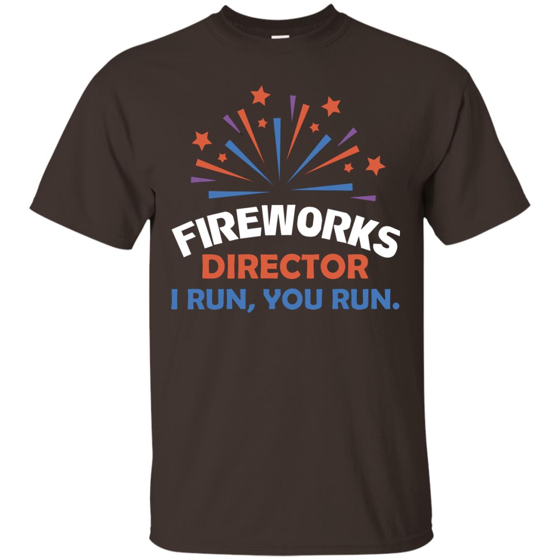 Fireworks Director I Run You Run Shirt Dark Chocolate