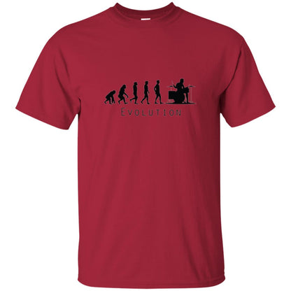 Drumming Lover T-shirt The Evolution Of The Drummer Cardinal
