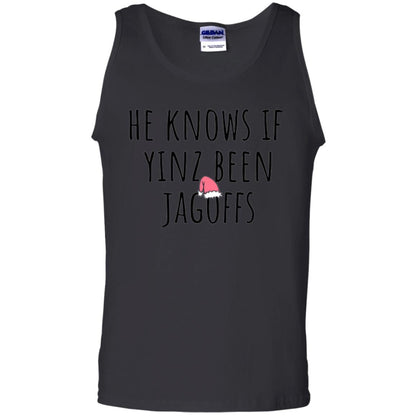 He Knows If Yinz Been Jagoffs T-shirt Black