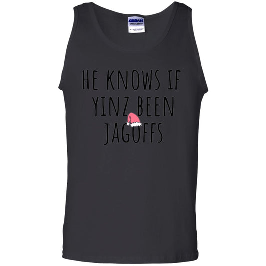 He Knows If Yinz Been Jagoffs T-shirt Black