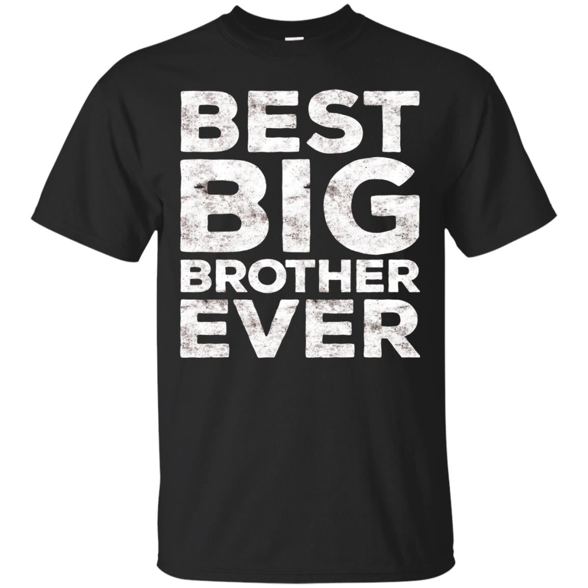 Best Big Brother Ever Family T-shirt Black