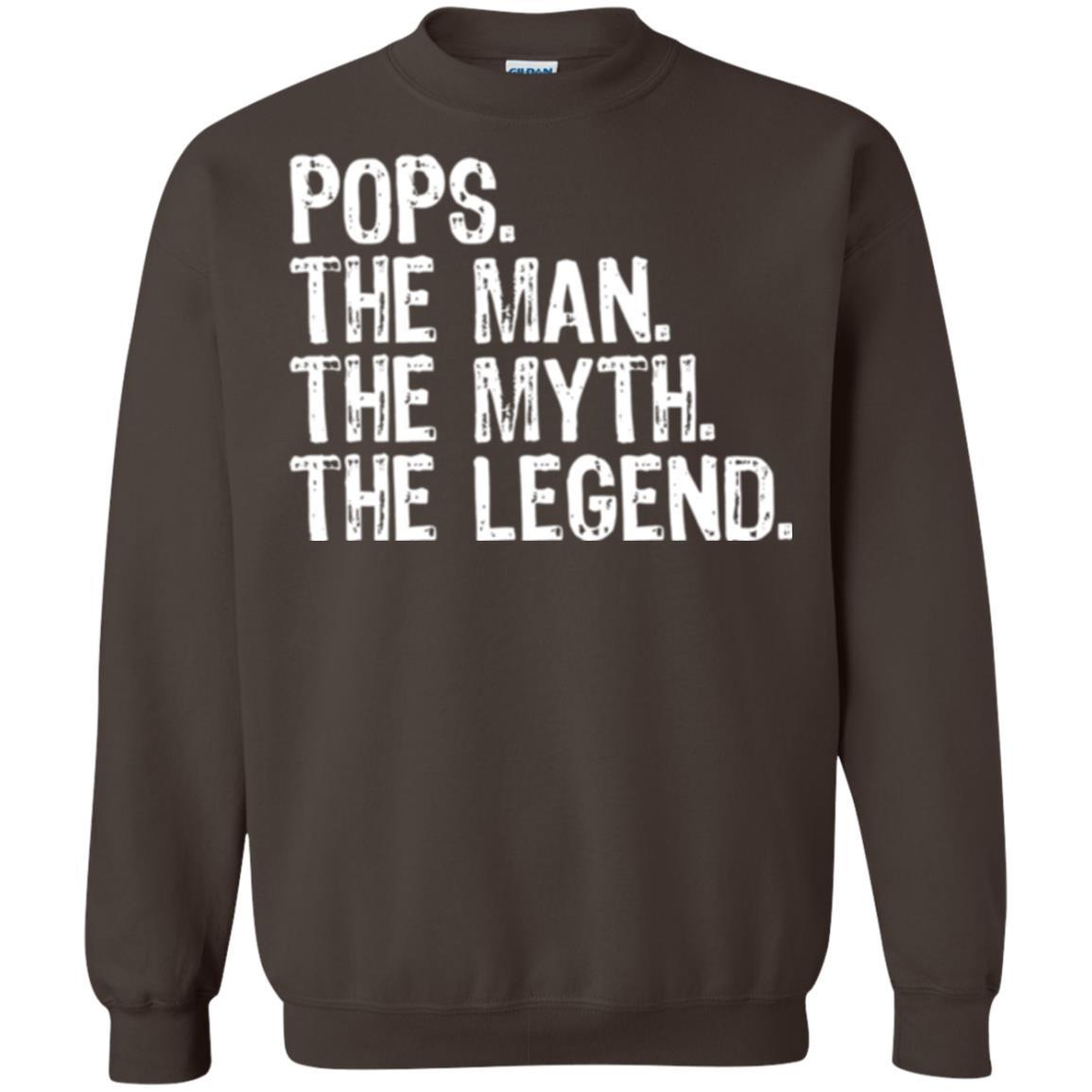 Daddy T-shirt Pops The Man The Myth The Legend Dark Chocolate