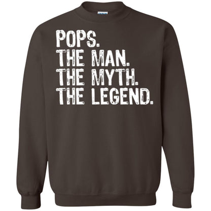 Daddy T-shirt Pops The Man The Myth The Legend Dark Chocolate