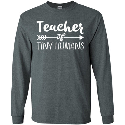 Kindergarten Preschool T-shirt Teacher Of Tiny Humans Dark Heather